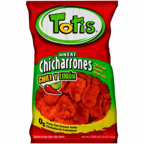 Totis Wheat Chile Y Limon Chicharrones Perspective: front