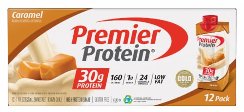 Premier Protein® Caramel Protein Shakes Perspective: front