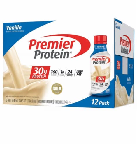 Premier Protein Vanilla Protein Shake, 12 ct / 14 fl oz - Pick ‘n Save