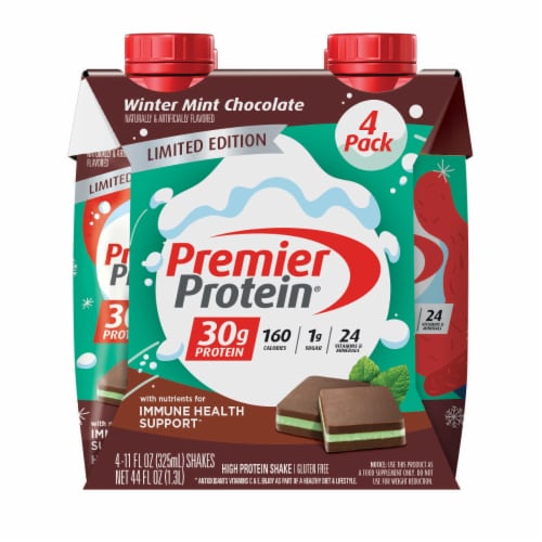 Premier Protein Shake, Chocolate, 30g Protein, 11 fl oz, 4 Ct