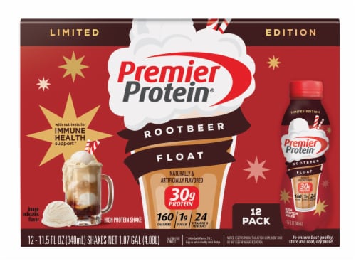Premier Protein® Root Beer Float Protein Shake Perspective: front
