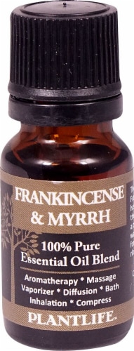 Plantlife 100% Pure Essential Oil Blend Frankincense & Myrrh Perspective: front