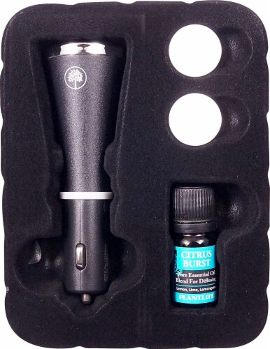 Plantlife Dual Essential Oil Diffuser - Black Perspective: front