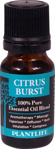 Plantlife Citrus Burst 100% Pure Essential Oil Blend Perspective: front
