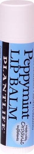 Plantlife Peppymint Lip Balm Perspective: front