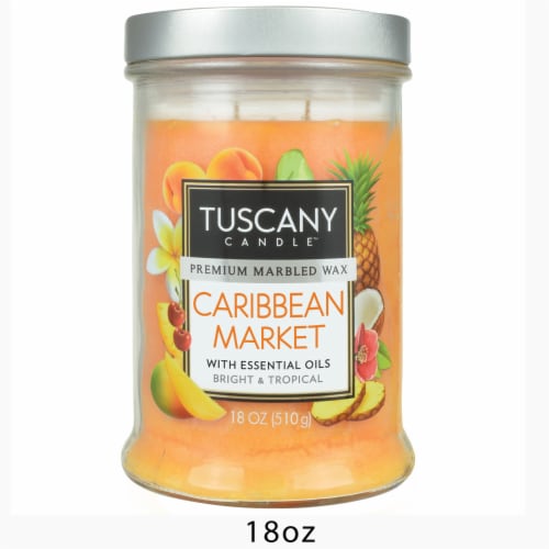 Tuscany Candle™ Caribbean Market Scented Jar Candle Perspective: front