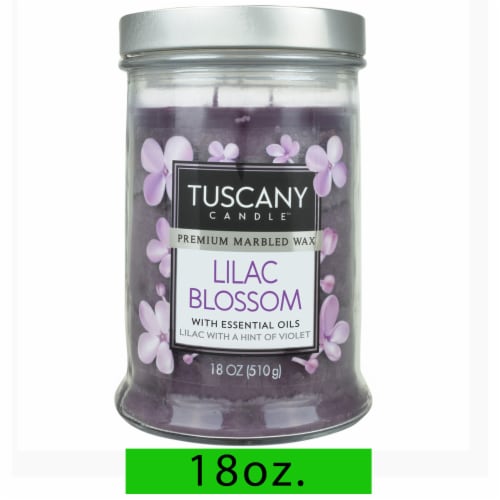 Tuscany Candle™ Lilac Blossom Scented Jar Candle Perspective: front