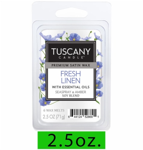 Tuscany Candle Fresh Linen Wax Melts Perspective: front