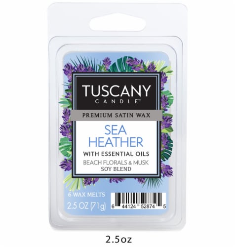 Tuscany Candle™ Wax Melts Sea Heather Perspective: front