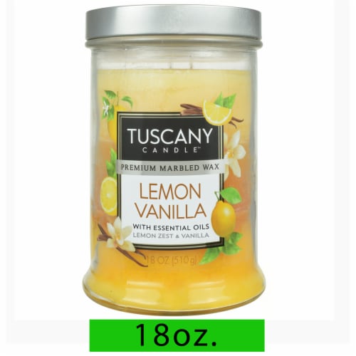 Tuscany Candle™ Lemon Vanilla Scented Triple Pour Jar Candle Perspective: front