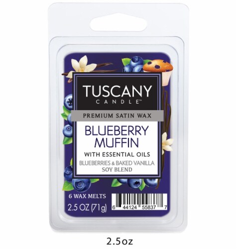 Tuscany Candle Blueberry Muffin Wax Melts Perspective: front