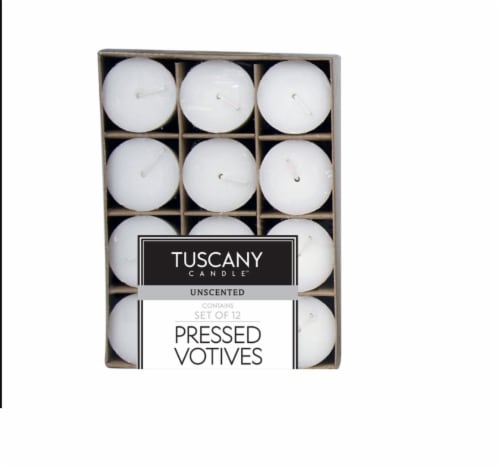 Tuscany Candle™ Unscented Pressed Votive Candles Perspective: front