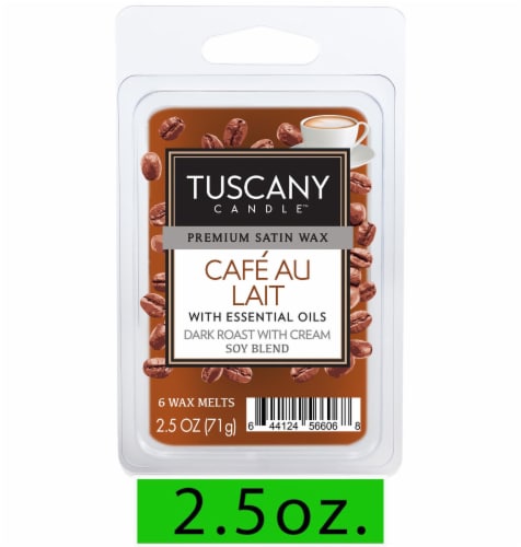 Tuscany Candle™ Wax Melts Cafe Au Lait Perspective: front