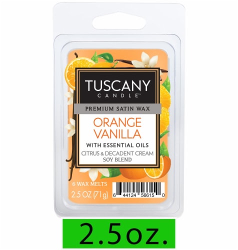 Tuscany Candle™ Wax Melts Orange Vanilla Perspective: front