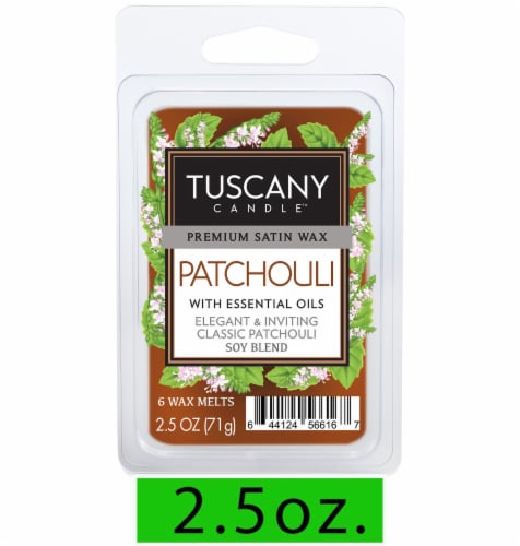 Tuscany Candle Patchouli Wax Melts Perspective: front