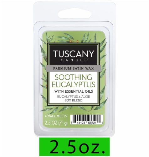 Tuscany™ Fragranced Wax Melts Soothing Eucalyptus Perspective: front