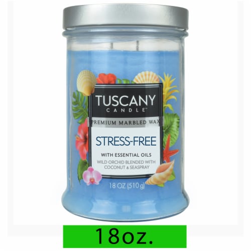 Tuscany Candle™ Stress-Free Scented Jar Candle Perspective: front