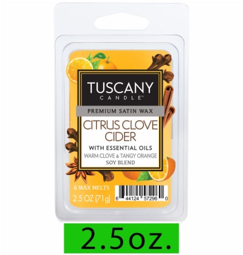 Tuscany Candle™ Wax Melts Citrus Clove Cider Perspective: front