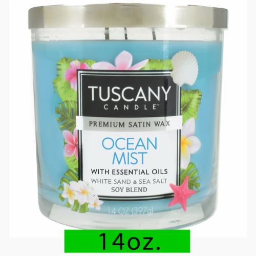 Tuscany Candle™ Ocean Mist Premium Satin Wax Perspective: front