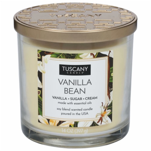 Tuscany Candle™ Vanilla Bean Jar Candle Perspective: front