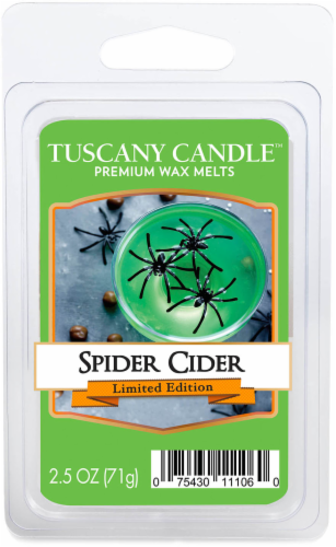 Tuscany Candle Premium Spider Cider Wax Melts Perspective: front