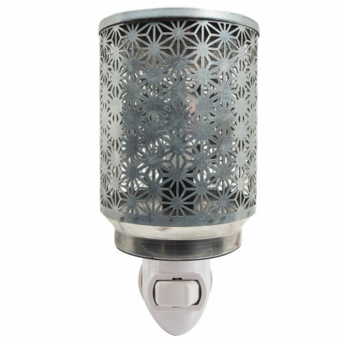 Tuscany Candle™ Galvanized Metal Outlet Wax Warmer Perspective: front