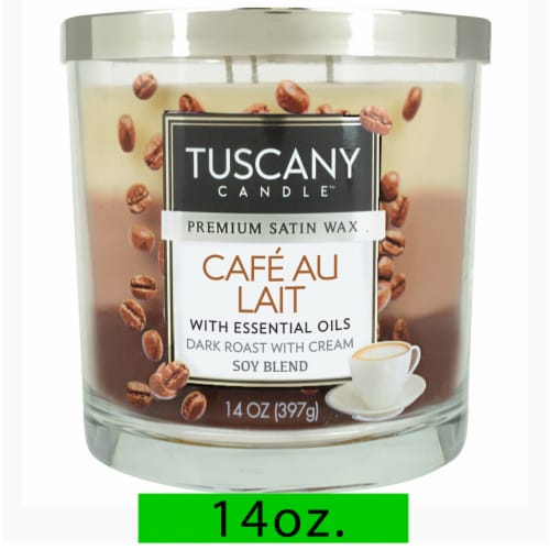 Tuscany Candle Candle, Cafe Au Lait - 1 candle, 14 oz