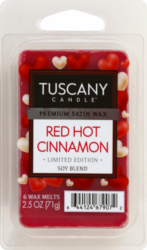 Tuscany Candle Red Hot Cinnamon Wax Melts - 6 pk - Red Perspective: front