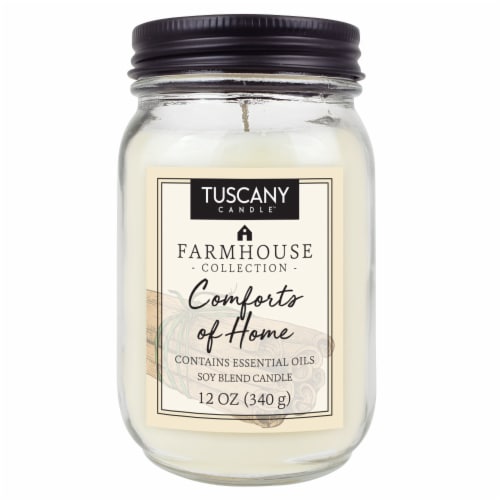 Tuscany Candle™ Farmhouse Collection Comforts of Home Scented Jar Candle Perspective: front