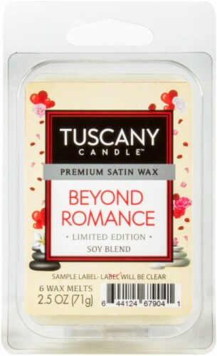 Tuscany Candle Beyond Romance Wax Melts - White Perspective: front