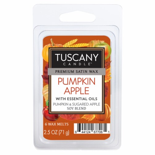 Tuscany Candle Pumpkin Apple Pumpkin & Sugared Apple Wax Melts Perspective: front