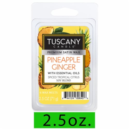 Tuscany Candle™ Wax Melts Pineapple Ginger Perspective: front
