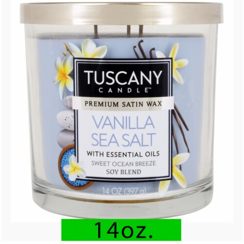 Tuscany Candle® Jar Vanilla Sea Salt Perspective: front