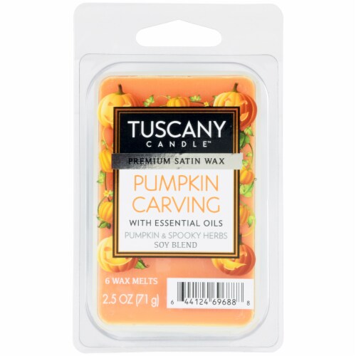 Tuscany Candle Pumpkin Carving Wax Melts - 6 Pack - Orange Perspective: front