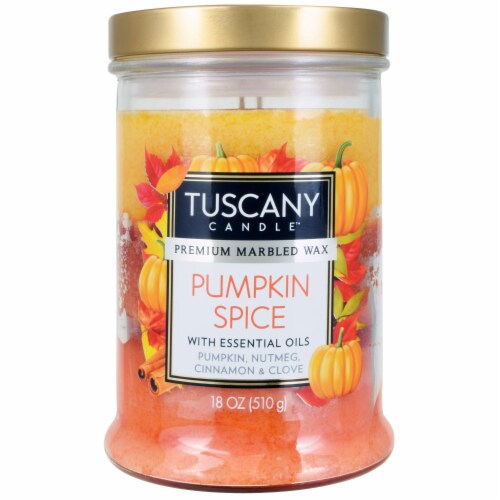 Tuscany Candle Scented Candle - Pumpkin Spice Perspective: front