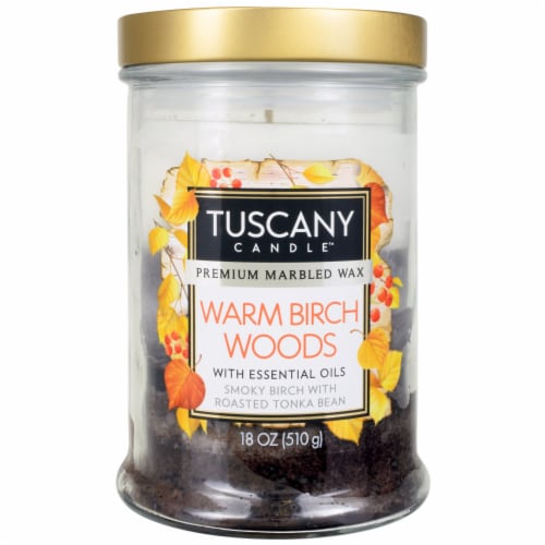 Tuscany Candle Scented Candle - Warm Birch Woods Perspective: front