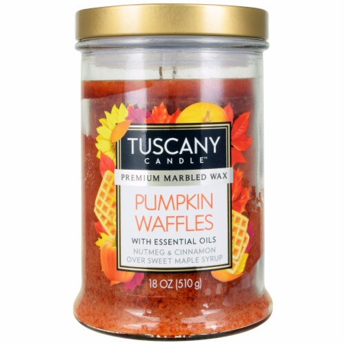Tuscany Candle Scented Candle - Pumpkin Waffles Perspective: front