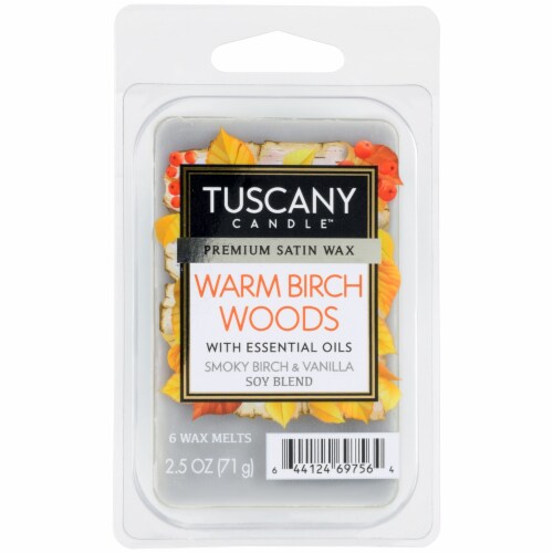 Tuscany Candle Warm Birch Woods Wax Melts Perspective: front