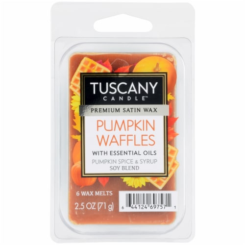 Tuscany Candle  Pumpkin Waffles Wax Melts Perspective: front