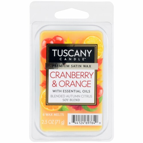 Tuscany Candle Cranberry & Orange Wax Melts Perspective: front