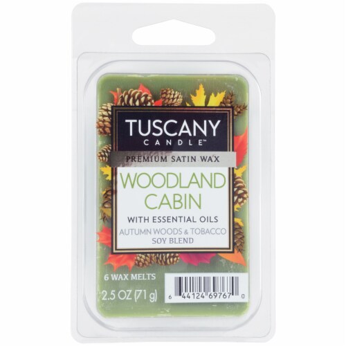 Tuscany Candle Woodland Cabin Soy Blend Wax Melts Perspective: front