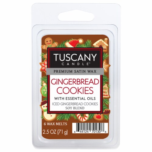 Tuscany Candle Gingerbread Cookies Wax Melts Perspective: front
