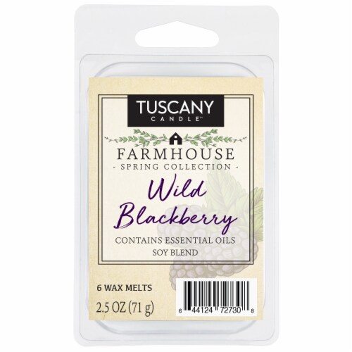 Tuscany Candle Farmhouse Spring Collection Wild Blackberry Wax Melts Perspective: front