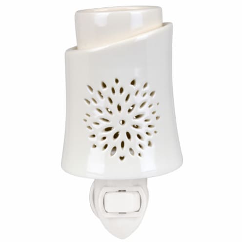 Tuscany Candle Blooming Floral Outlet Warmer - White Perspective: front