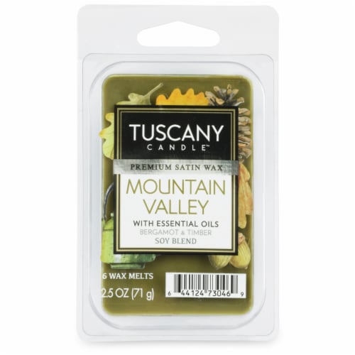 Tuscany Limited Edition Mountain Valley Wax Melt Perspective: front