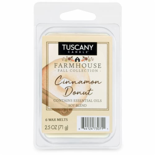 Tuscany Farmhouse Collection Cinnamon Donut Wax Melt Perspective: front