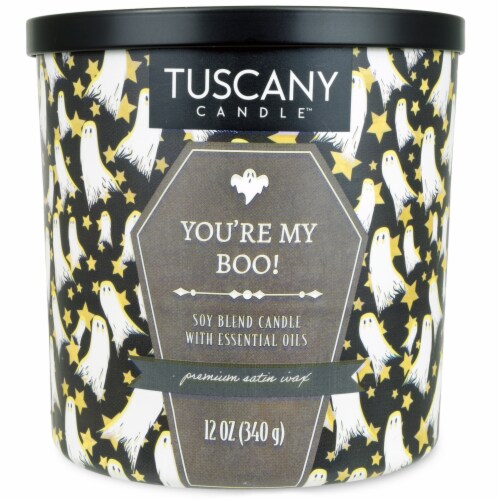 Tuscany You're My Boo Scented Jar Candle Perspective: front