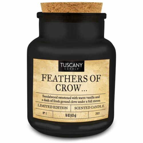 Tuscany Candle™ Feathers of Crow Poison Jar Candle - Black Perspective: front