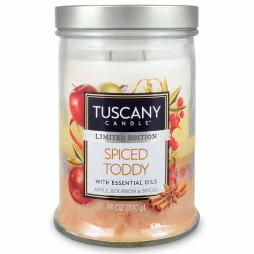 Tuscany Limited Edition Spiced Toddy Triple Pour Jar Candle Perspective: front