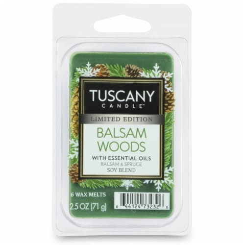 Tuscany Candle Limited Edition Balsam Woods Wax Melts Perspective: front